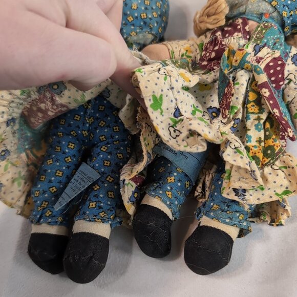 3 Set The Original Holly Hobbie Doll Knickerbocker 1970s Rag Plush Cloth Vintage - Picture 9 of 13